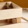 Wooden Kashpo 12 × 11 × 9 cm "odnushka light" rheck, handle rope, natural give beautifully