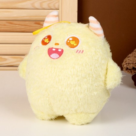 Soft toy "Monster", 20 cm, yellow color-2