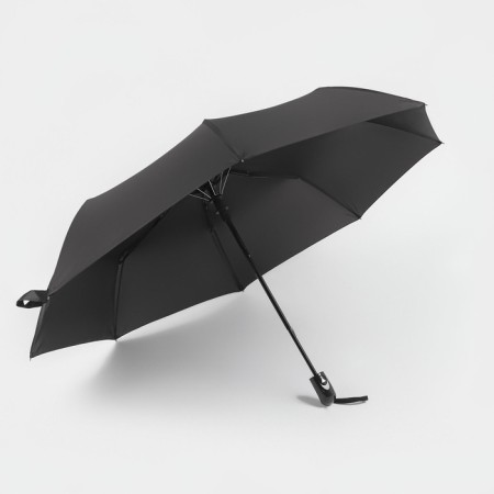 The umbrella semi -automatic "thunderstorm", eponge, 3 addition, 8 knitting needles, r = 47 cm, black color is black-2