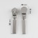 Automatic lock for lightning "Tractor", No. 5, 10 pcs, Nickel color