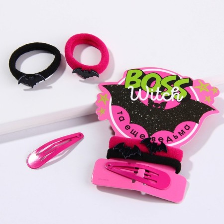 Gum and hairpin for Halloween "Boss Witch".