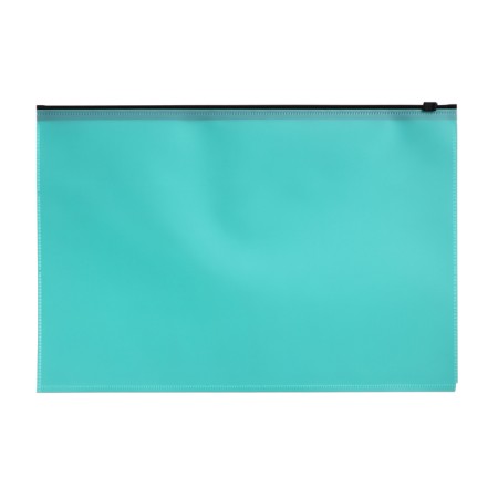 The convert folder on the A4 ZIP-Molniya, 180 μm, Calligrata Pastel, translucent, black lightning, turquoise-1