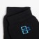 Noski children's terry, black color, size 24