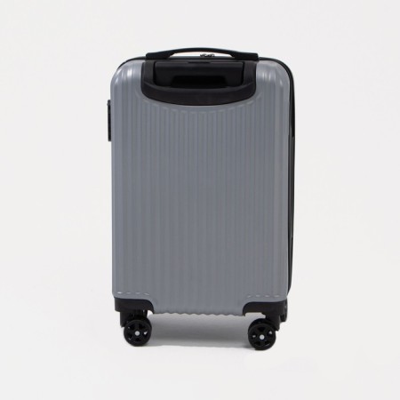 Small suitcase 20 ", code castle, silver color-2