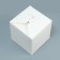 The box is folding, white, 21 x 21 x 21 cm