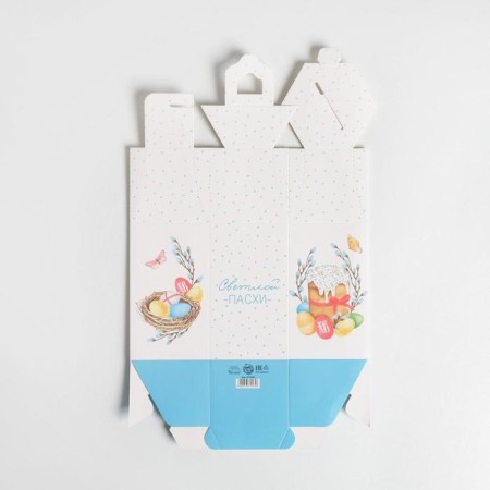 Confectionery box, packaging "Bright Easter", 16.5 x 14.5 x 21 cm-4