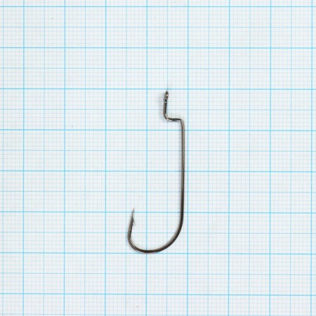 Hooks Volzhanka Worm Offset Hook No. 2, 10 pcs-1