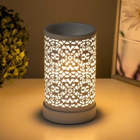 Aromarinet "White Patterns" 1x25W E14 11x11x17 cm Risalux-2