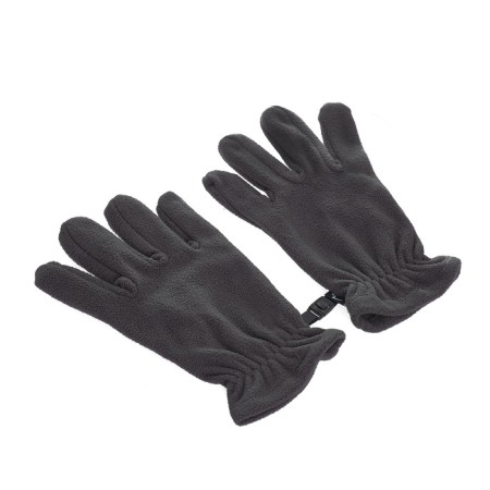 Gloves fleece, gray color, size L-XL-1