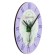 Wall clock, series: interior, "lavender", discrete move, d-23.5 cm