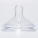 Nipple for a bottle, +6 months., Fast stream, wide throat 50mm.