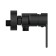 Shower mixer Cersanit Brasko Black A63109, black