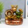 The desktop fountain from the network, the backlight "Zhaba and the hool" 31x31x20 cm