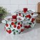 Set of pots "Juicy Cherry", 2 items: 4/5.5 l, enameled lids, induction, white color