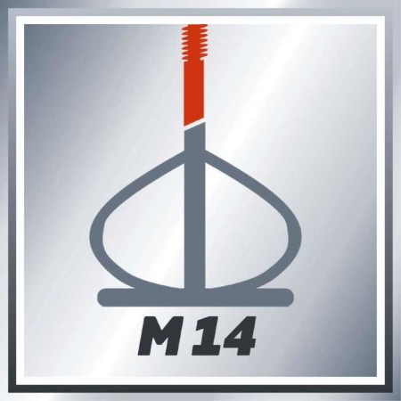 Миксер Einhell TC-MX 1400-2 E, 1400 Вт, 480/780 об/мин, М14, d=133 мм-3