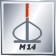 Миксер Einhell TC-MX 1400-2 E, 1400 Вт, 480/780 об/мин, М14, d=133 мм