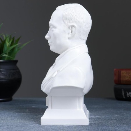 Bust Putin white 7x19x10cm-1