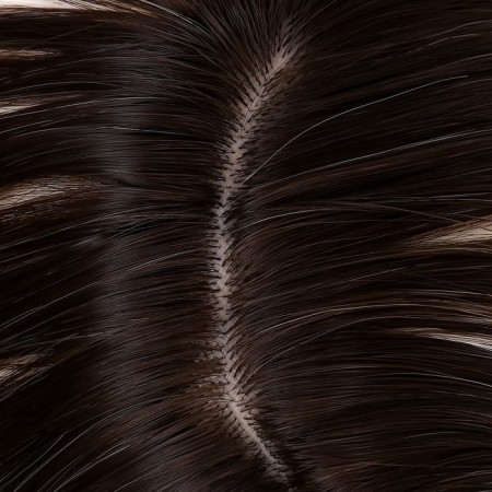 Artificial wig, simulation of the skin, 60 cm, 160 grams, light/blond color (#SHT8/SHT60A)-5