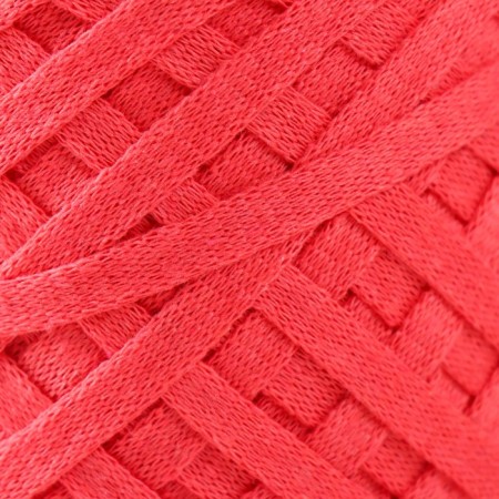 Knitted yarn "Ribbon" 85m/170 ± 5 g (coral)-2