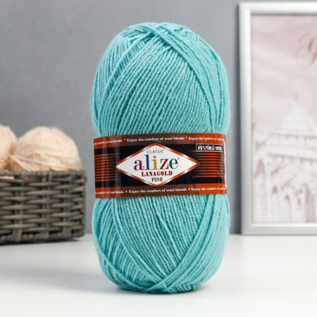 Yarn "Lanagold fine" 49% wool, 51% acrylic 390m/100g (462)