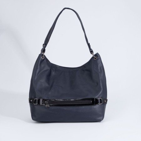 Load bag with lightning, external pocket, blue color