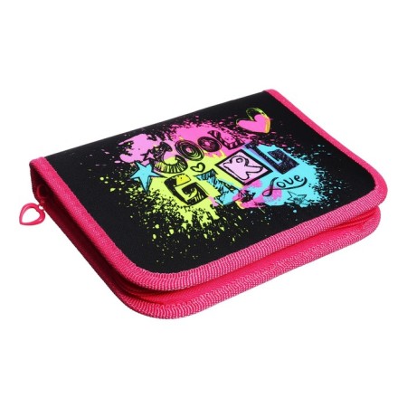 Penal 1 section 130 x 190 x 30 mm, with a folding bar, textile, onyx PCT 07-20 "Bright logo" 70624-2