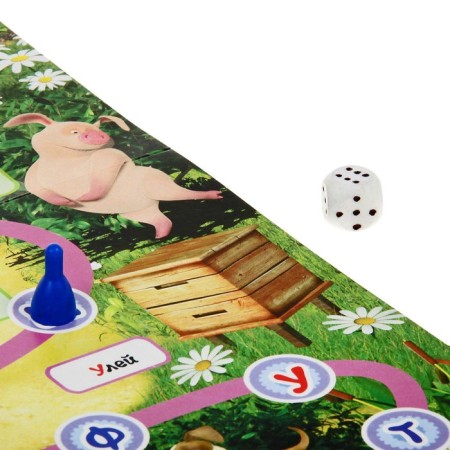 Board game-detector "Masha and the bear, the alphabet"-2