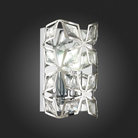 Wall lamp ST LUCE. SL1104.101.01. CASTO. 1x60 watts, E14, 13x23 cm, color chromium-4