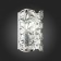 Wall lamp ST LUCE. SL1104.101.01. CASTO. 1x60 watts, E14, 13x23 cm, color chromium