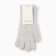 Women's gloves minku, light gray color, 25 cm