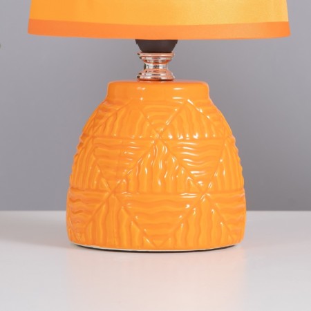 Table lamp "David" 1x40W E14 orange 14.5x14.5x24cm-3