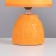 Table lamp "David" 1x40W E14 orange 14.5x14.5x24cm