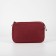 Cosmetic bag, 2 parts on lightning, with hook, red color
