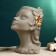 Kashpo - Vase "Lilith" gray 25*14cm