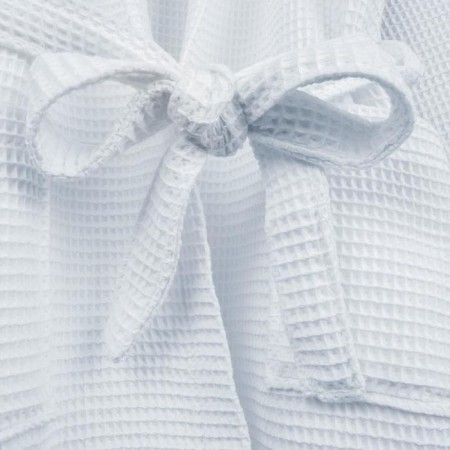 Unisex bathrobe Pamira, size s, white color-3