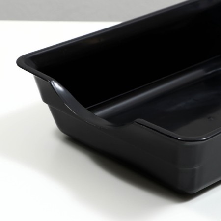 Deep toilet without a mesh 36 x 26 x 9 cm, black-4