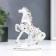 Souvenir Ceramics "White Horse with golden ammunition" 15 cm