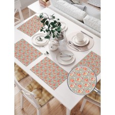 A set of napkins for setting the table 