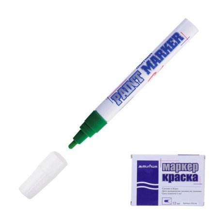 Marker-color (varnish) munhwa, 4.0 mm, green nitro-base