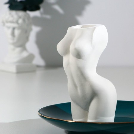 Toothpet stand "Women's Body", white-1