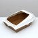 Cata toilet curly with an side with a scoop, 54 x 38 x 20 cm, white-brown