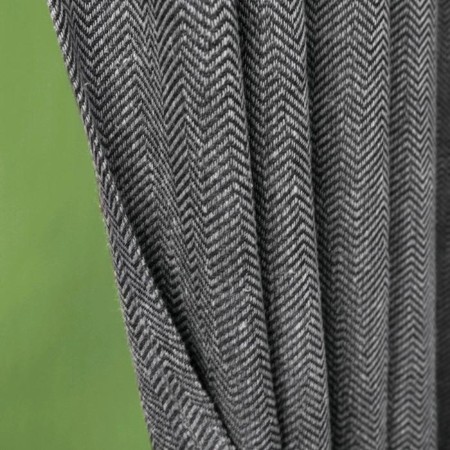 Set of curtains "Baddy", size 200 x 270 cm - 2 pcs, picking up - 2 pcs, black-1