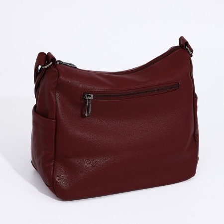 Lurch bag with lightning, dark red color-1