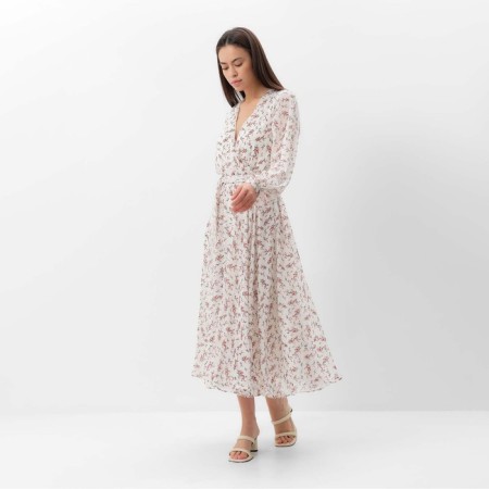 Women's dress with MIST MIST belt, size 46, white-3