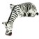 The souvenir tree "Zebra Tasya is spying" 19x11x5 cm