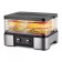 Drywall for vegetables and fruits KitFort KT-1958, 450 W, 5 tiers, timer, silver-black