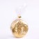 Figure candle "Sun and moon, 6x2.5 cm, gold