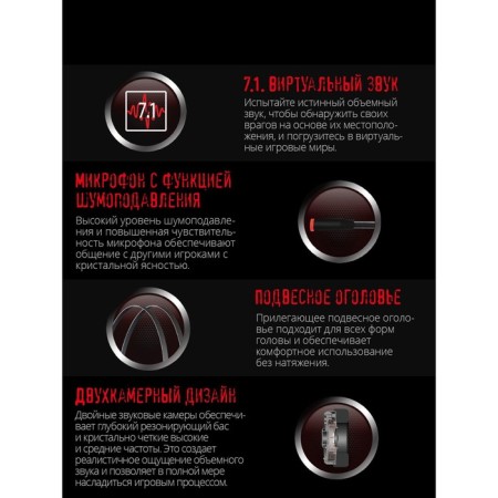 Headphones with A4Tech Bloody G525 Black 2M Monitor Belief (G525 Black)-3