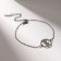 Bracelet-reinforcing "runes" female strength, color silver, 17 cm