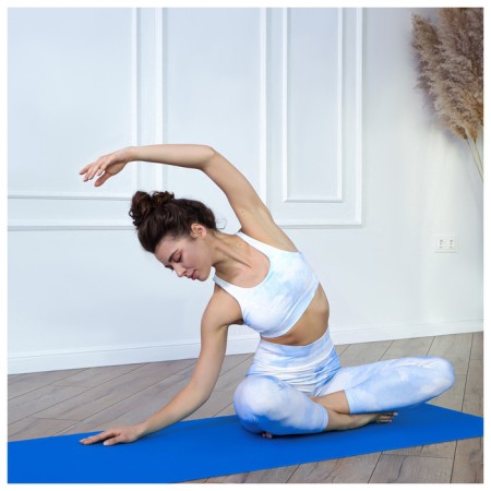 Sangh yoga rug, 173x61x0.3 cm, blue color-3